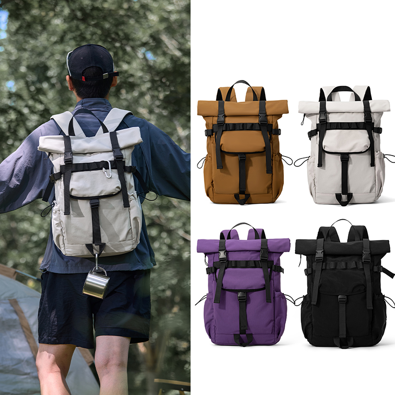 Hiking Backpack Waterproof - Nova Mochila Masculina Expandível com Abertura