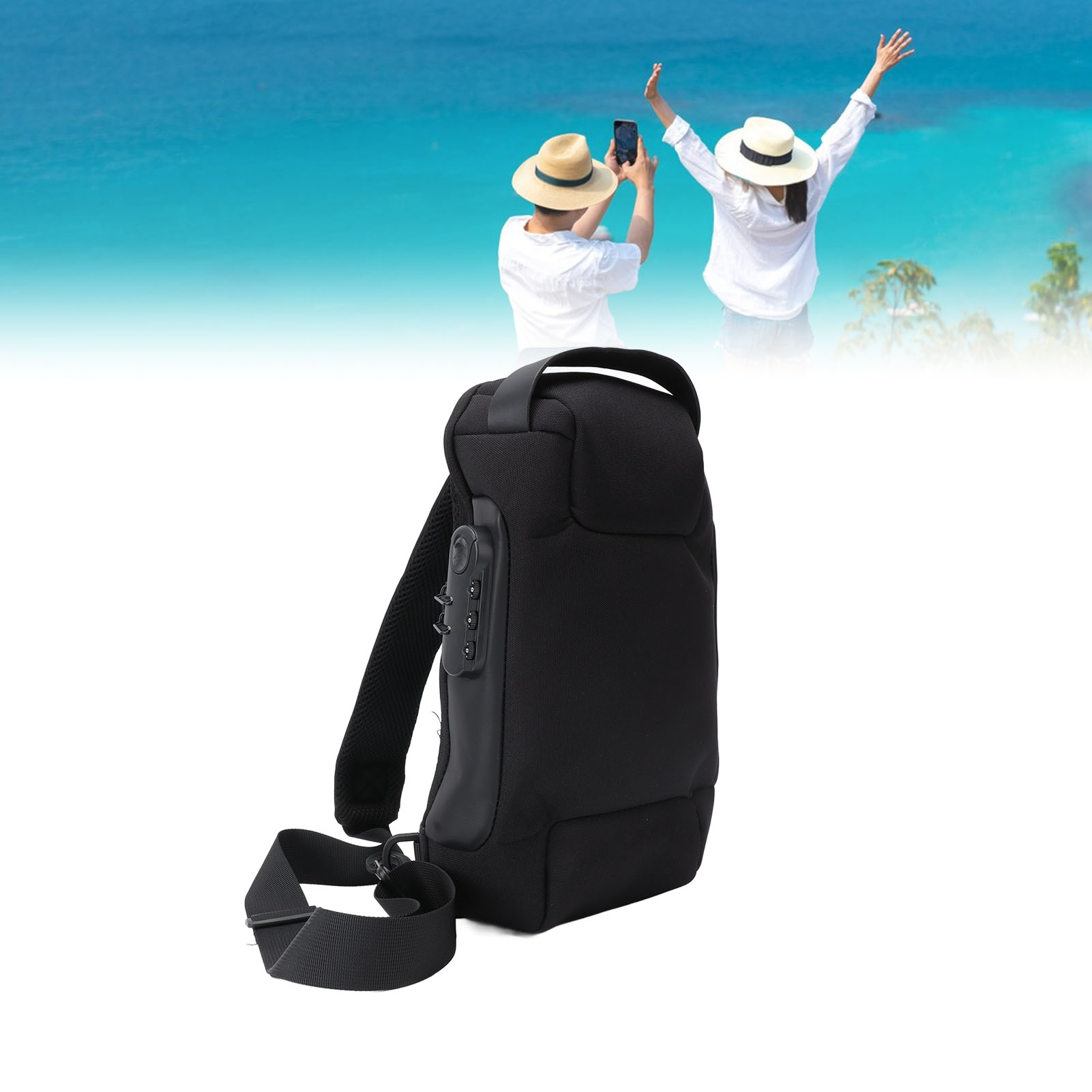 Mochila de ombro Oxford pano g - Sling Backpack Shoulder avaliação e preço